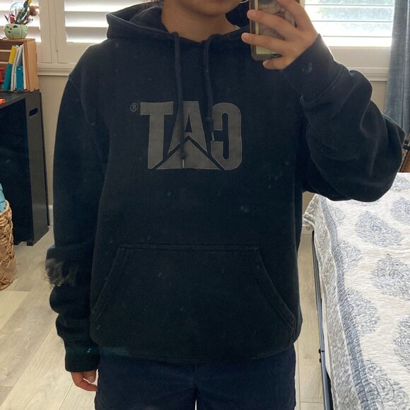 Black CAT Hoodie - Picture 1 of 10